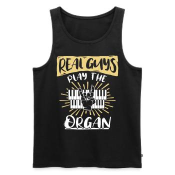 Orgelspieler Orgel Organisten - Männer Premium Bio Tank Top - Schwarz - Vorne - Michal (187cm)