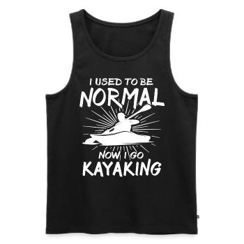 Kayakistes kayakistes - Débardeur bio Premium Homme - noir - Devant - Michal (187cm)
