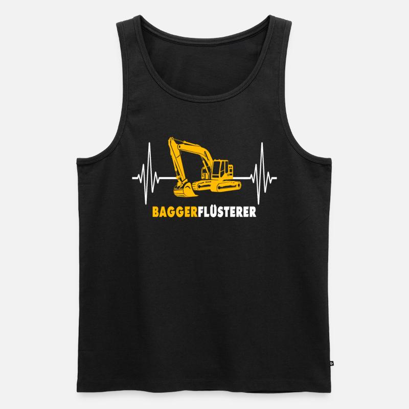 Baggerfahrer EGK Baggerführer - Männer Premium Bio Tank Top - Schwarz