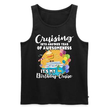 Cruise Birthday Birthday Cruise - Men's Premium Organic Tank Top - black - Front - Michal (187cm)