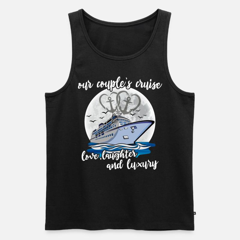 Kreuzfahrt Ehepaar - Männer Premium Bio Tank Top - Schwarz
