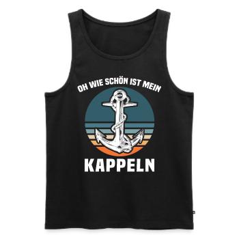 Kappeln Kappelner Spruch - Männer Premium Bio Tank Top - Schwarz - Vorne - Michal (187cm)