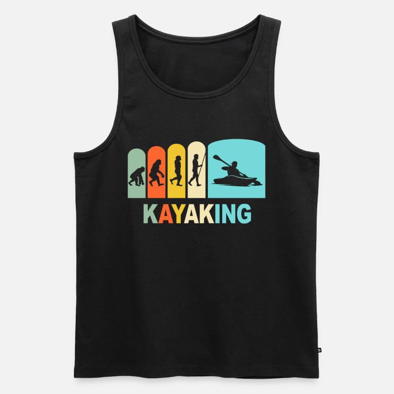 Kayak Evolution Kayaking - Débardeur bio Premium Homme - noir
