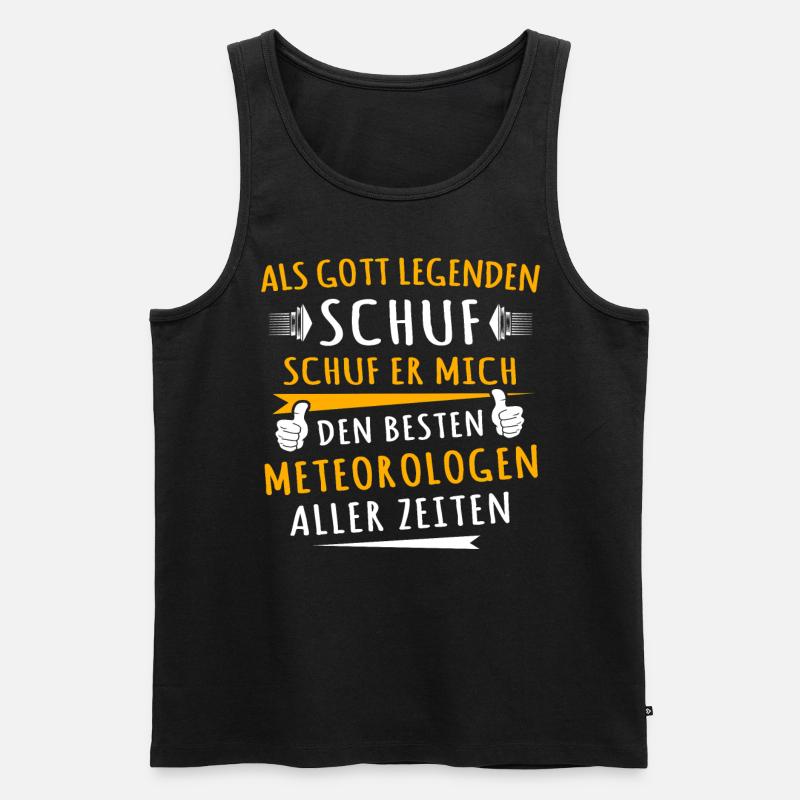 Meteorologe - Männer Premium Bio Tank Top - Schwarz