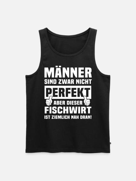 Fischwirt - Männer Premium Bio Tank Top - Schwarz