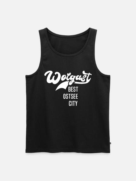 Wolgast Wolgaster - Männer Premium Bio Tank Top - Schwarz