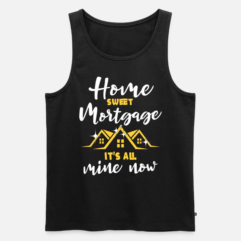 Eigenheim Hauskauf Hauskäufer - Männer Premium Bio Tank Top - Schwarz