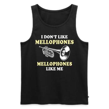 Mellophone Mellophone Player Mellophonium - Men's Premium Organic Tank Top - black - Front - Michal (187cm)