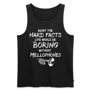 Mellophone Mellophone Player Mellophonium - Men's Premium Organic Tank Top - black - Front - Michal (187cm)