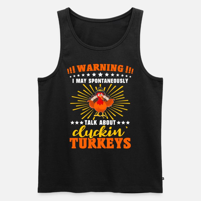 Truthahn - Männer Premium Bio Tank Top - Schwarz