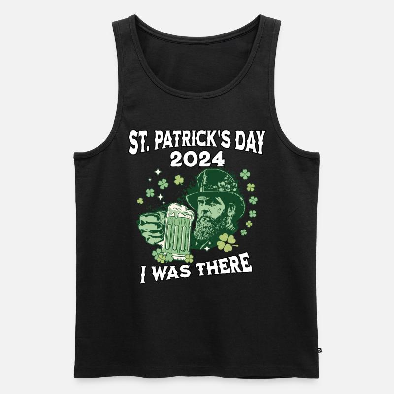 St. Patrick's Day 2024 - Men's Premium Organic Tank Top - black