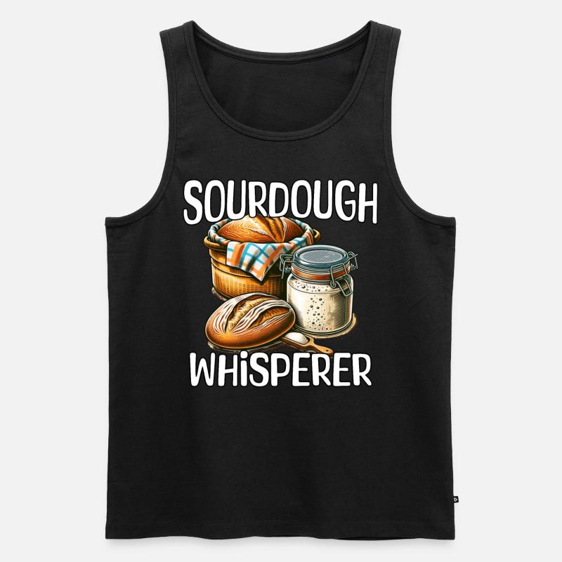Sauerteig - Männer Premium Bio Tank Top - Schwarz