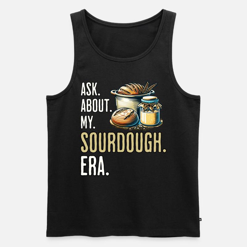 Sauerteig - Männer Premium Bio Tank Top - Schwarz
