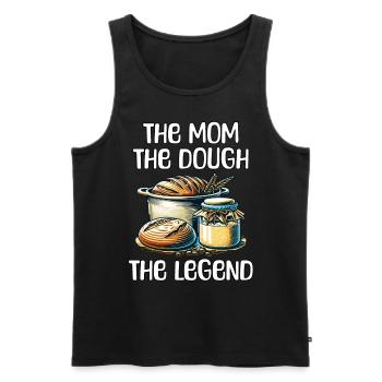 Sourdough Mother's Day - Men's Premium Organic Tank Top - black - Front - AI Model Male 178 light (178cm)