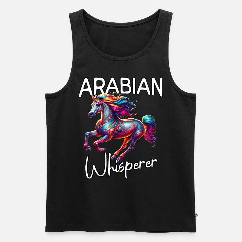 Araber Flüsterer - Männer Premium Bio Tank Top - Schwarz
