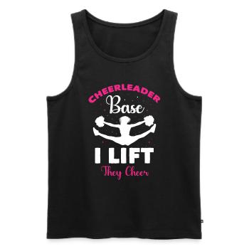 Cheerleader Cheerleading - Men's Premium Organic Tank Top - black - Front - Michal (187cm)