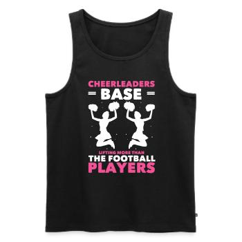 Cheerleader - Männer Premium Bio Tank Top - Schwarz - Vorne - Michal (187cm)