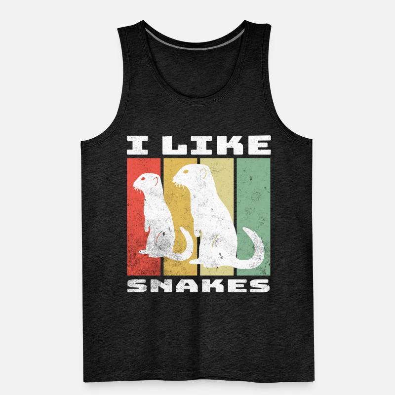 Erdmännchen Sprüche Männer Premium Bio Tank Top