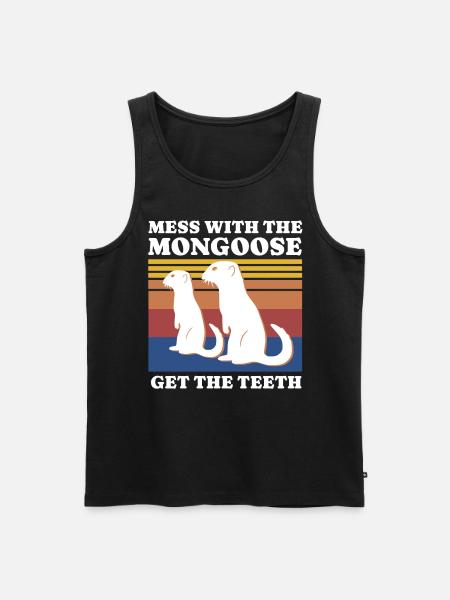 Mongoose Saying - Men's Premium Organic Tank Top - black