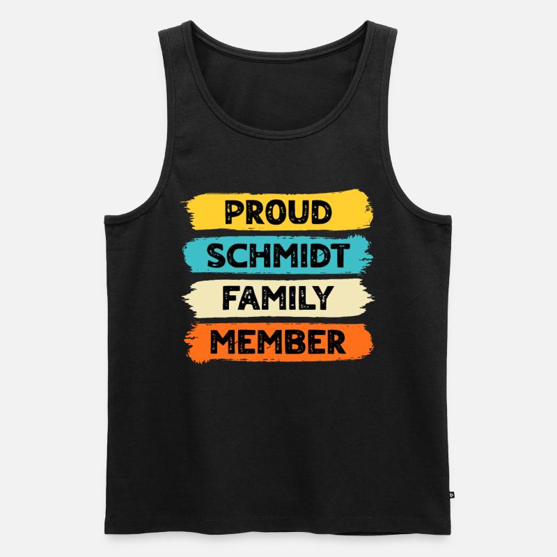 Stolzer Schmidt - Männer Premium Bio Tank Top - Schwarz