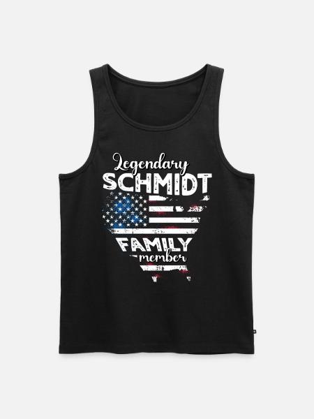 Family Schmidt US - Men's Premium Organic Tank Top - black