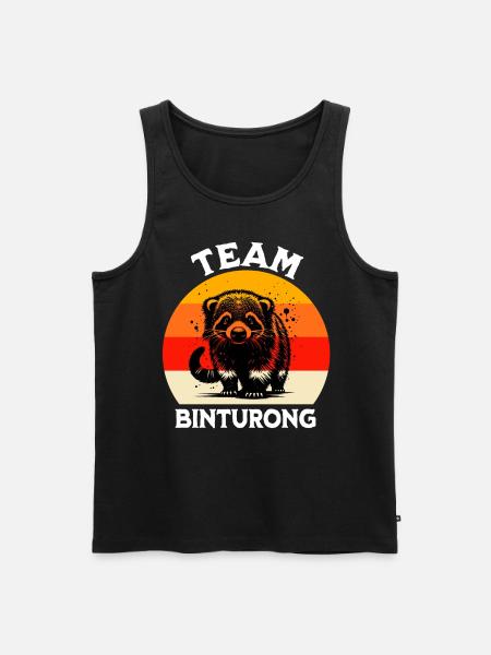 Lustige Marderbär Sprüche - Männer Premium Bio Tank Top - Schwarz