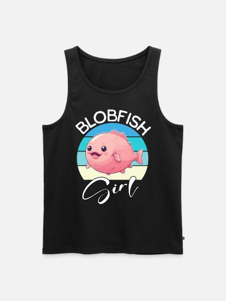 Blobfish Fille Blobfisch - Débardeur bio Premium Homme - noir