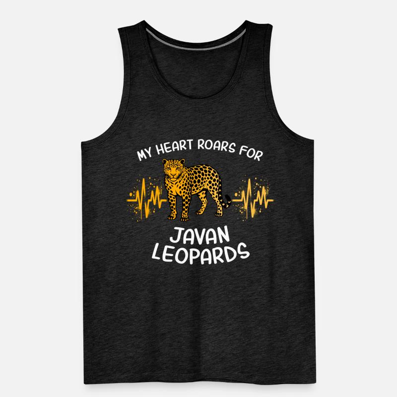 Gamme Java Leopard Heart Débardeur bio Premium Homme