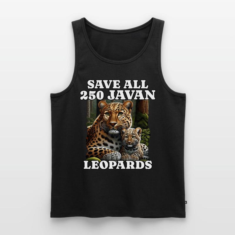 Save Java Leopard Männer Premium Bio Tank Top