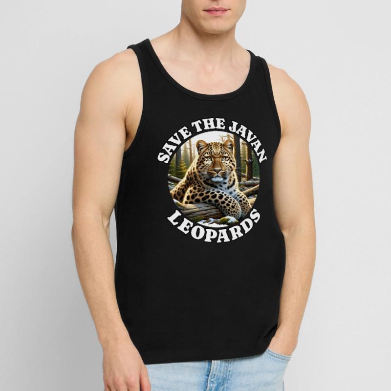 Léopard de Java Débardeur bio Premium Homme