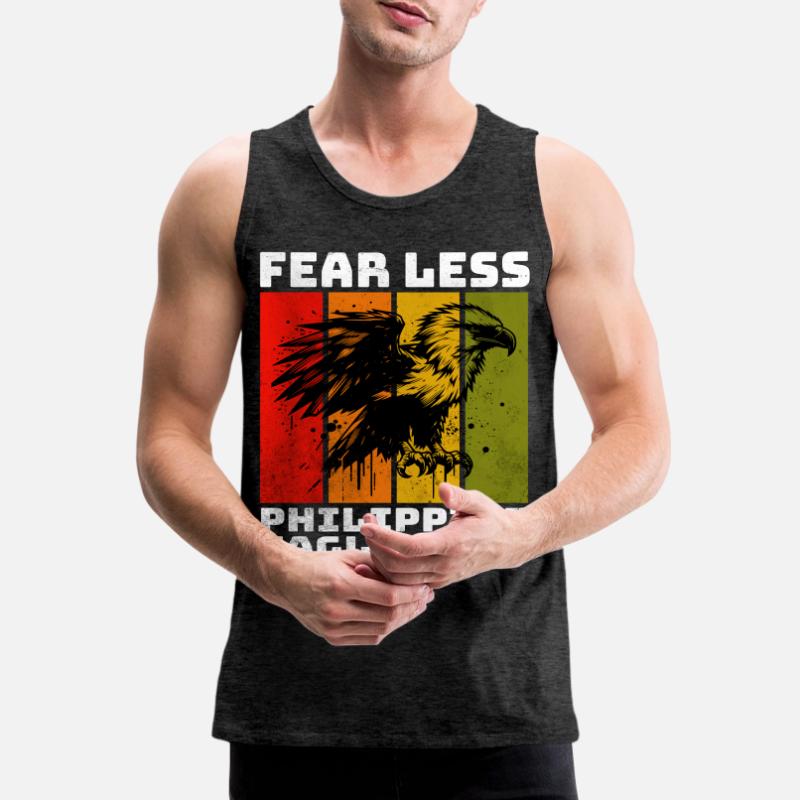 Philippine Eagle Monkey Eagle Men's Premium Organic Tank Top
