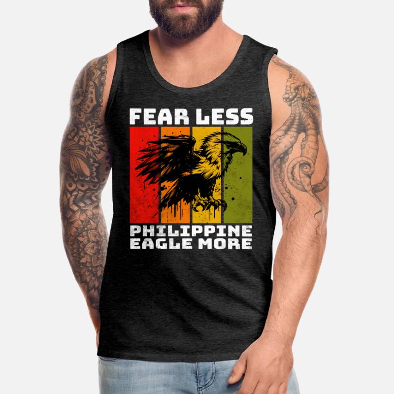 Philippine Eagle Monkey Eagle Men's Premium Organic Tank Top