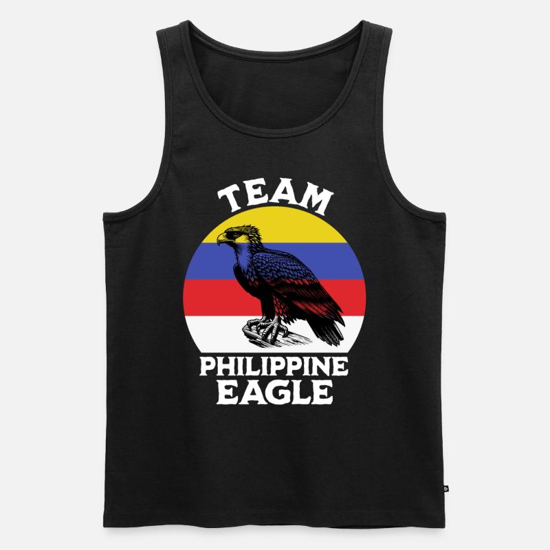 Monkey Eagle Sayings - Men's Premium Organic Tank Top - black