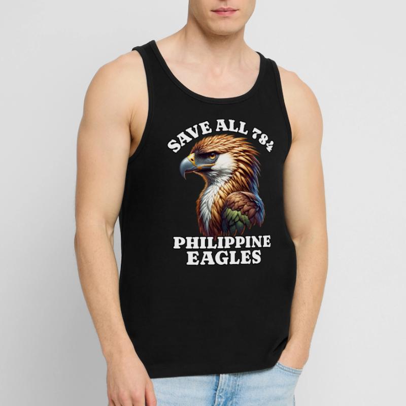 Save Monkey Eagle Men's Premium Organic Tank Top