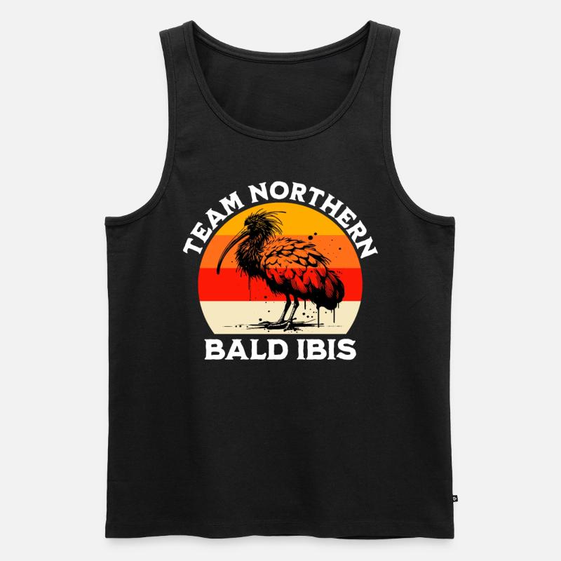 Waldrapp Sprüche - Männer Premium Bio Tank Top - Schwarz