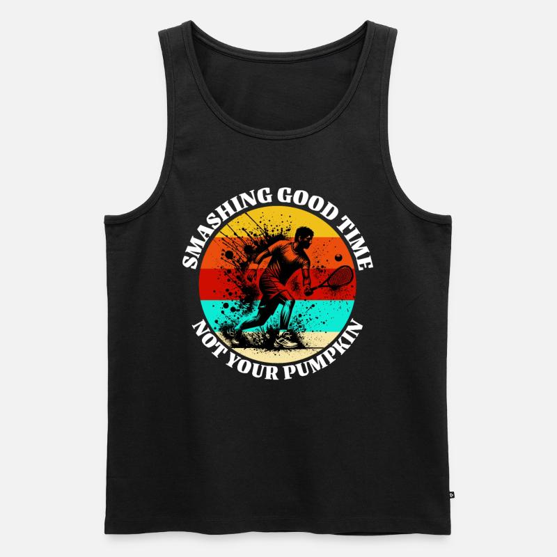 Squash Dad - Men's Premium Organic Tank Top - black