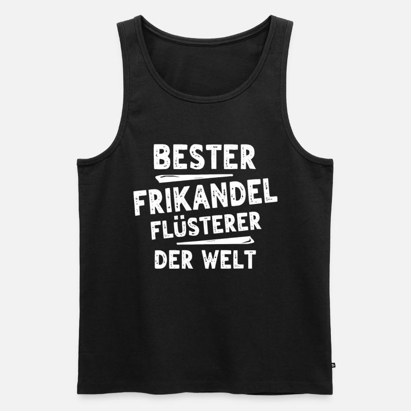 Frikandel - Männer Premium Bio Tank Top - Schwarz