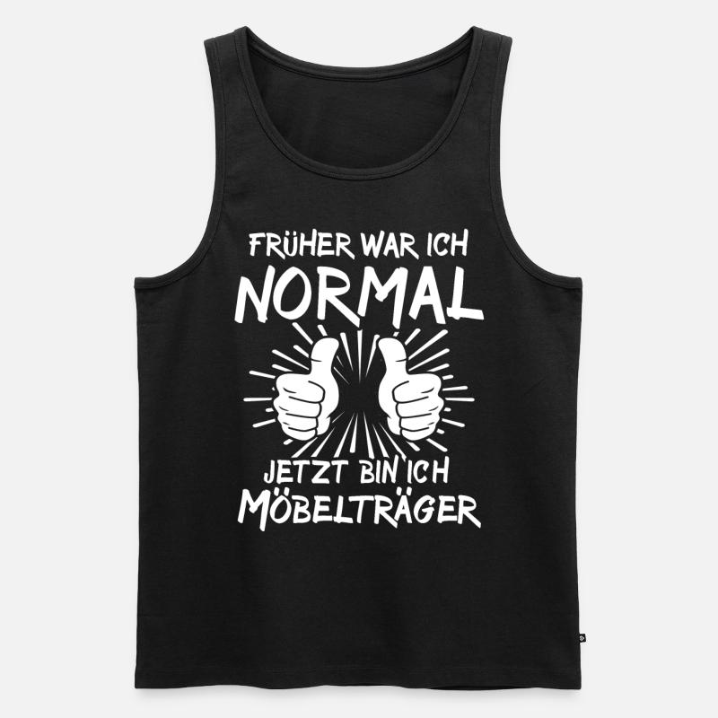 Möbelträger - Männer Premium Bio Tank Top - Schwarz