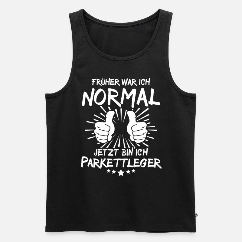Parkettleger - Männer Premium Bio Tank Top - Schwarz