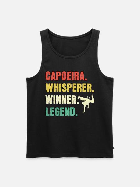 Capoeira Whisperer Capoeira Legend - Men's Premium Organic Tank Top - black