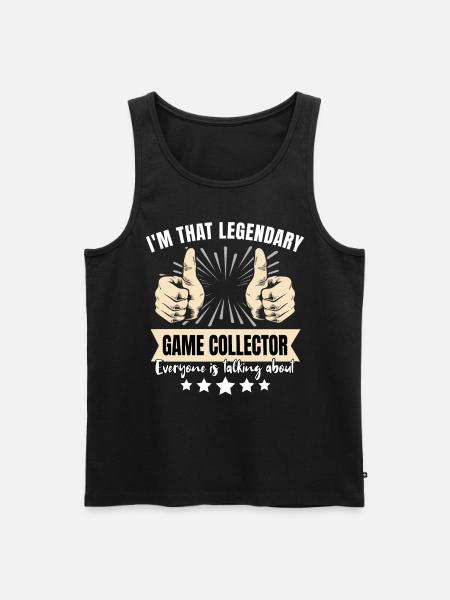 Legendary Game Collector - Men's Premium Organic Tank Top - black