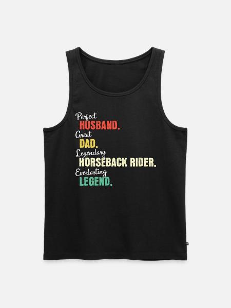 Rider Rider Dad - Men's Premium Organic Tank Top - black
