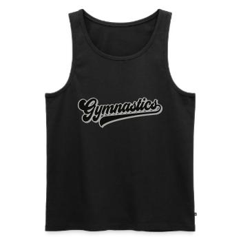 Gymnastique | Couleurs changeantes - Débardeur bio Premium Homme - noir - Devant - Michal (187cm)