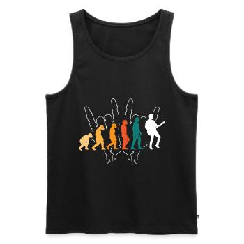 Heavy Metal Hard Rock Festival - Männer Premium Bio Tank Top - Schwarz - Vorne - Michal (187cm)