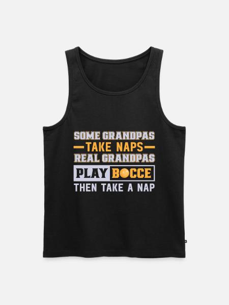 Boccia Player Boccia game Boule - Men's Premium Organic Tank Top - black