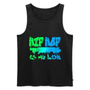 Breakdance Tanzshirt tanzen beat hiphop - Männer Premium Bio Tank Top - Schwarz - Vorne - Michal (187cm)