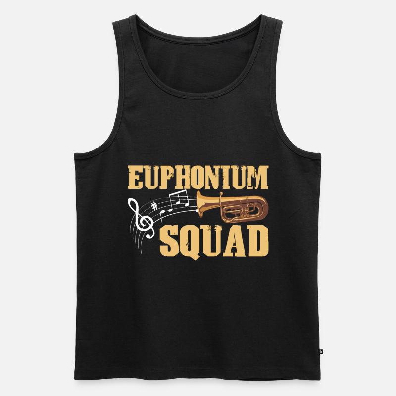 Euphonium Euphonium Player Brass Euphonist - Men's Premium Organic Tank Top - black