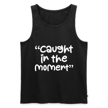 Songtexte Musikliebhaber Songwriter Musikfestival - Männer Premium Bio Tank Top - Schwarz - Vorne - AI Model Male 178 light (178cm)