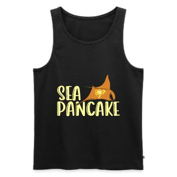 Mantarochen Seepfannkuchen Mantarochen Liebhaber - Männer Premium Bio Tank Top - Schwarz - Vorne - Michal (187cm)