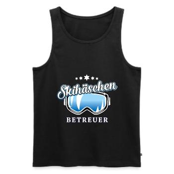 Skihasen Betreuer lustig Snowboard Geschenk Bunny - Männer Premium Bio Tank Top - Schwarz - Vorne - Michal (187cm)